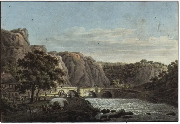 Historical view of the Hegereiter bridge