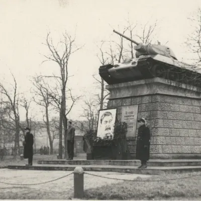 Soviet war memorial in Grimma