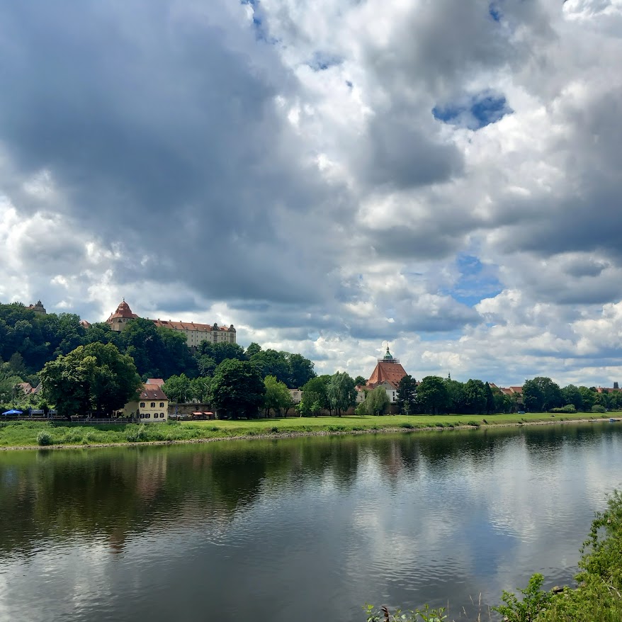Elbe view on the walk near Pirna