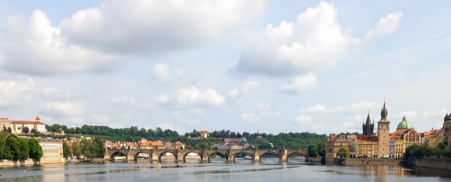 Bridge over the Danube near Prague