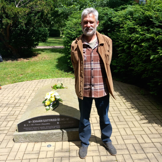 Seume’s grave in Teplice